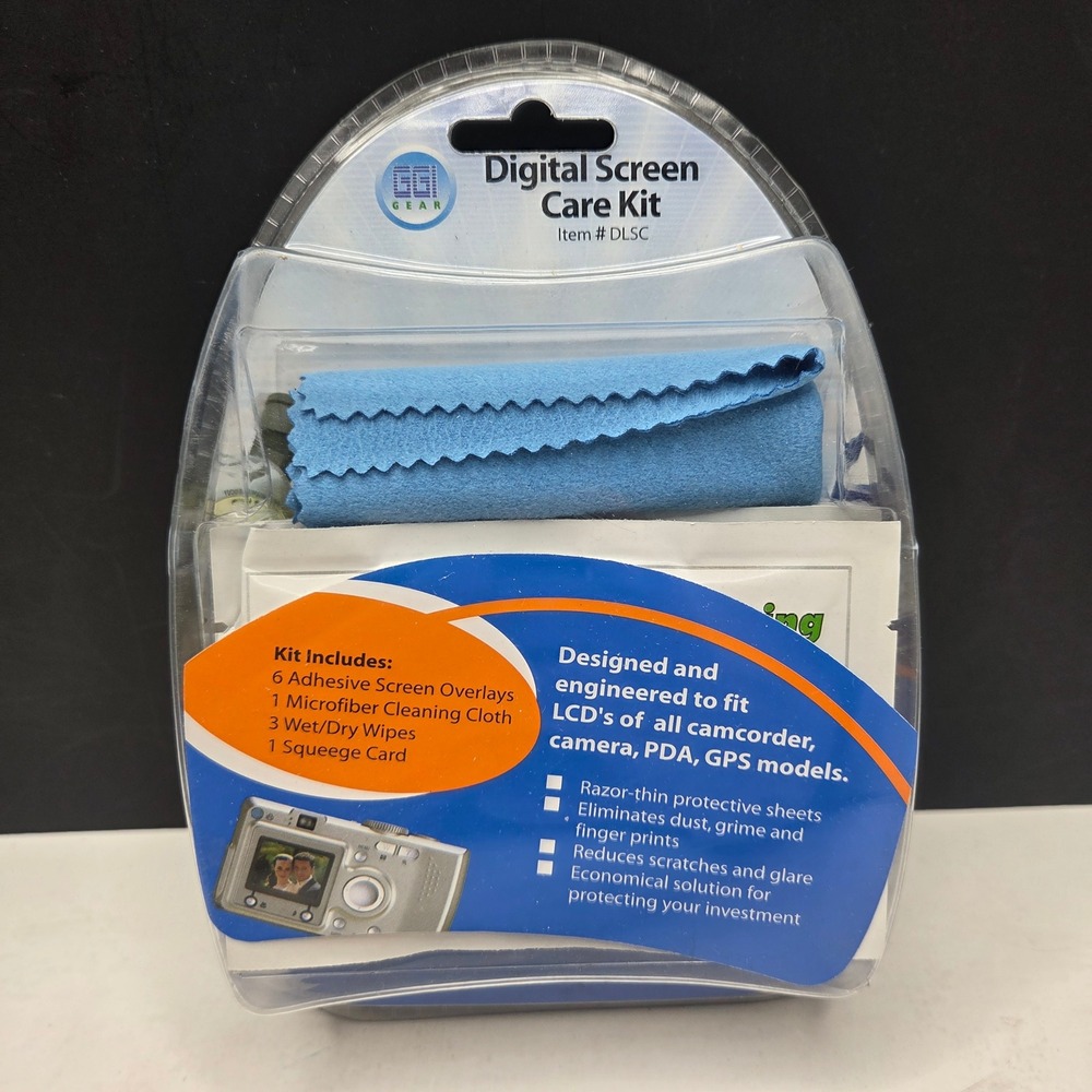 GGI Gear Digital Screen Care Kit DLSC Universal LCD Protector Wipes Cloth New